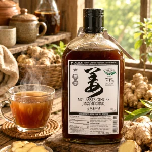 Organic Molasses Ginger Enzyme Drink 有机姜酵素