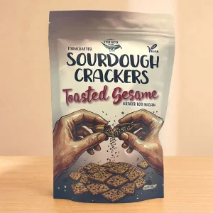 Organic Sourdough Cracker (Toasted Sesame) 有机酸酵饼干